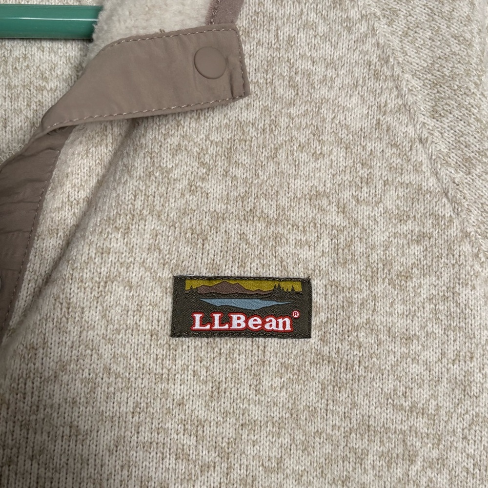 L.L. Bean Women’s Colorblock Cozy Hoodie Sweatshirt. Size Large. - Picture 3 of 4